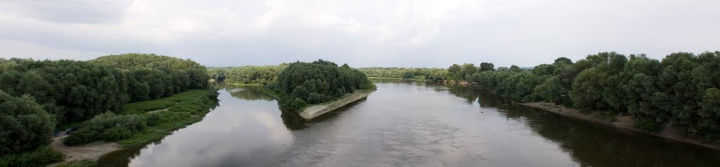 Панорама реки/Panorama of the river by Alexander Gapon