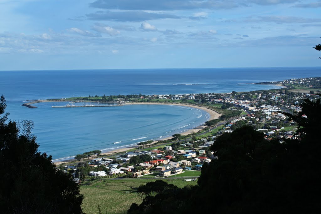 Apollo Bay - From the Hills by Brian Shirtliff