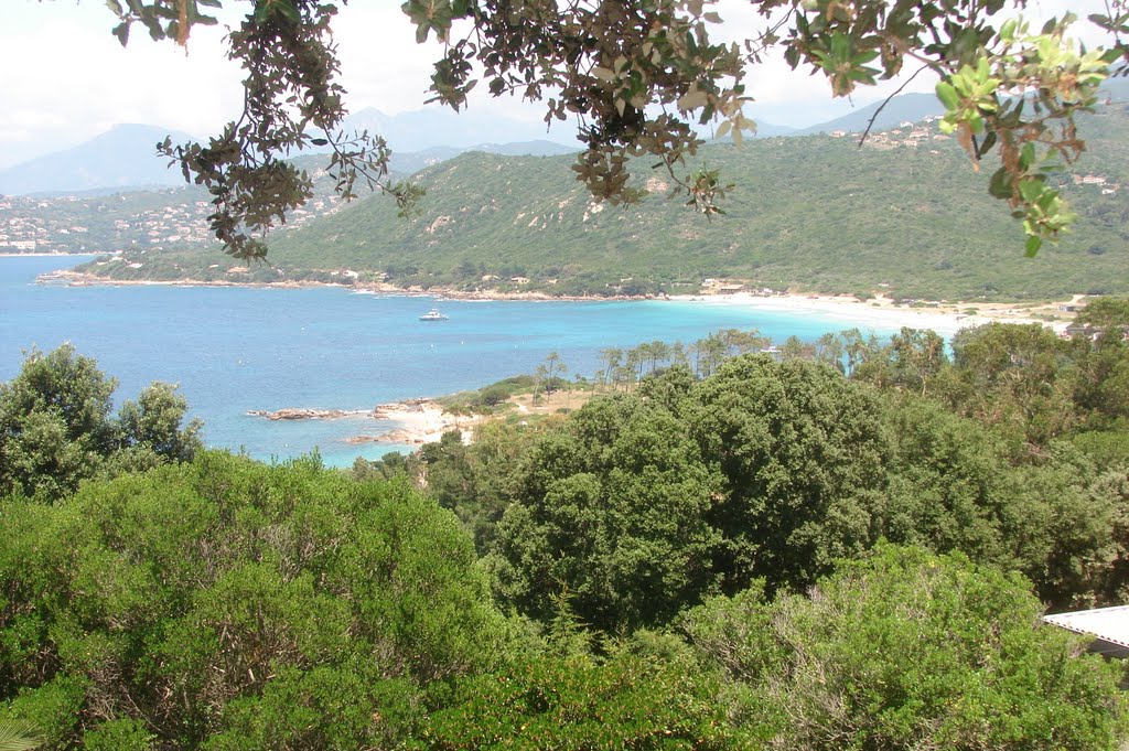 Plage Mare e Sole et Porticcio au loin by Sandrine CABROL