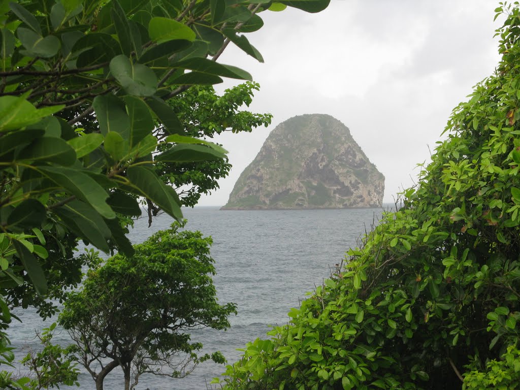 Le Rocher du Diamant from La Maison du Bagnard by Natalya Lawrence_AntiguaBreeze