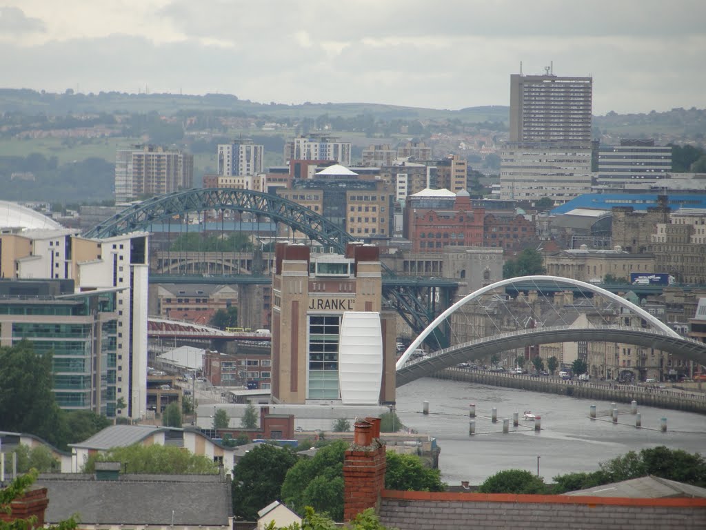 Tyne Bridges by sparkle