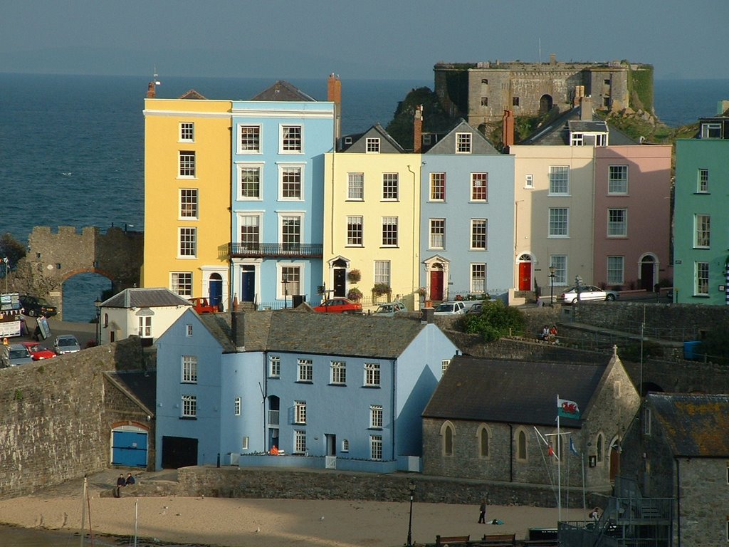 Tenby Harbour,Pembrokeshire,Wales by Bob Parry