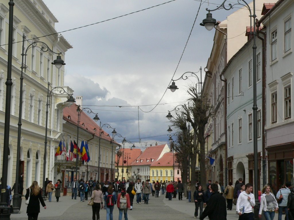 The Upper Town, Sibiu, Romania by Sorin Anton