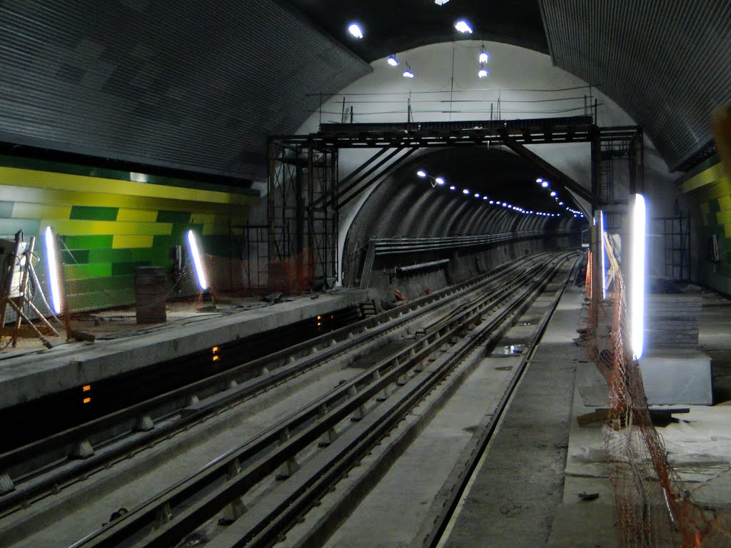 (1.542) Estación Santiago Bueras (en construcción), Maipú, Metro de Santiago de Chile by Patricio Cabezas