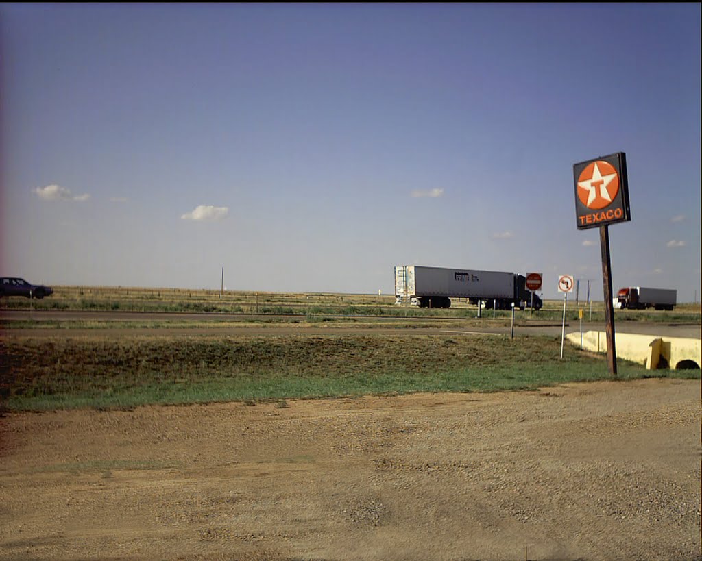 Used to be a Texaco Fuel Stop. I 40 West of Adrian, Texas. USA by 2fingers