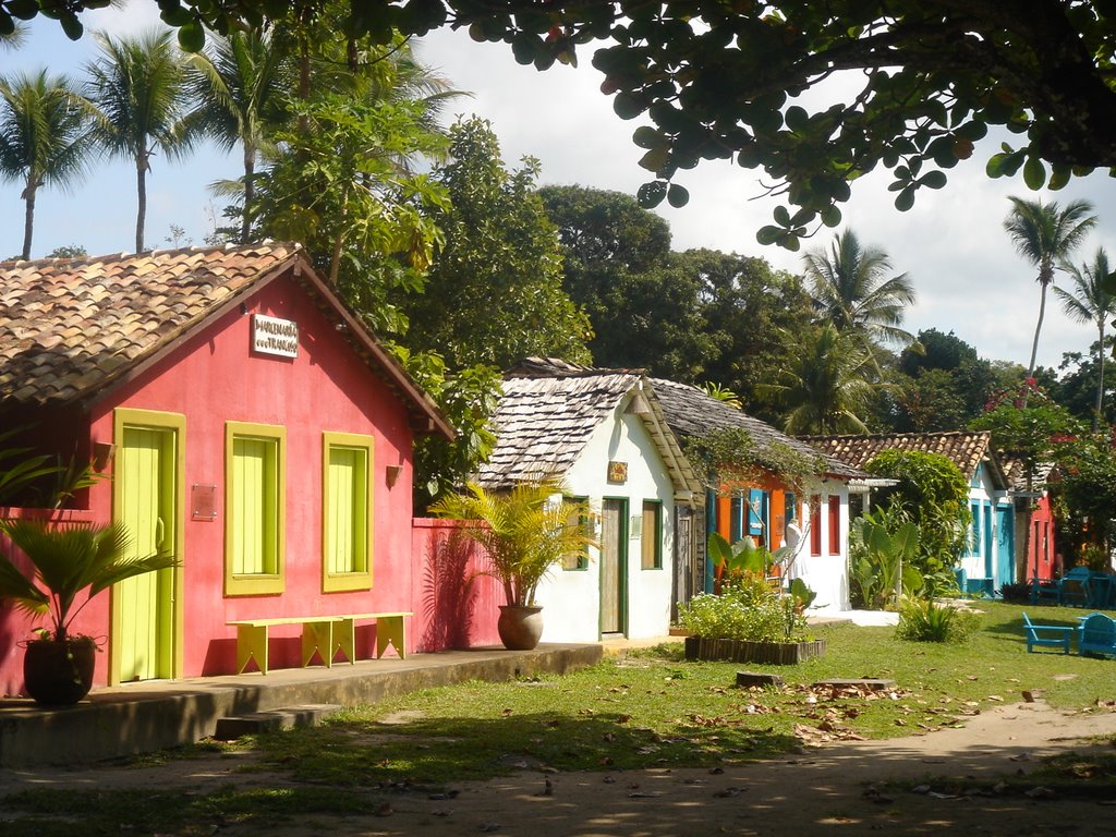 Quadrado de Trancoso, Bahia, Brazil by Pollaio