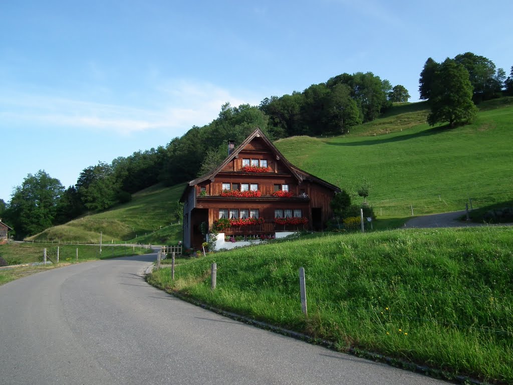 Typisches Toggenburger Bauernhaus, Guggenloch, Gemeinde Ebnat-Kappel by LydiaHaabKrummenauCH