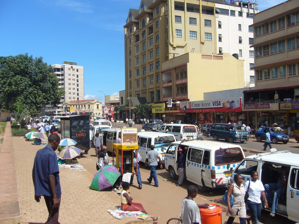 Kampala Taxi Rank by martinrice