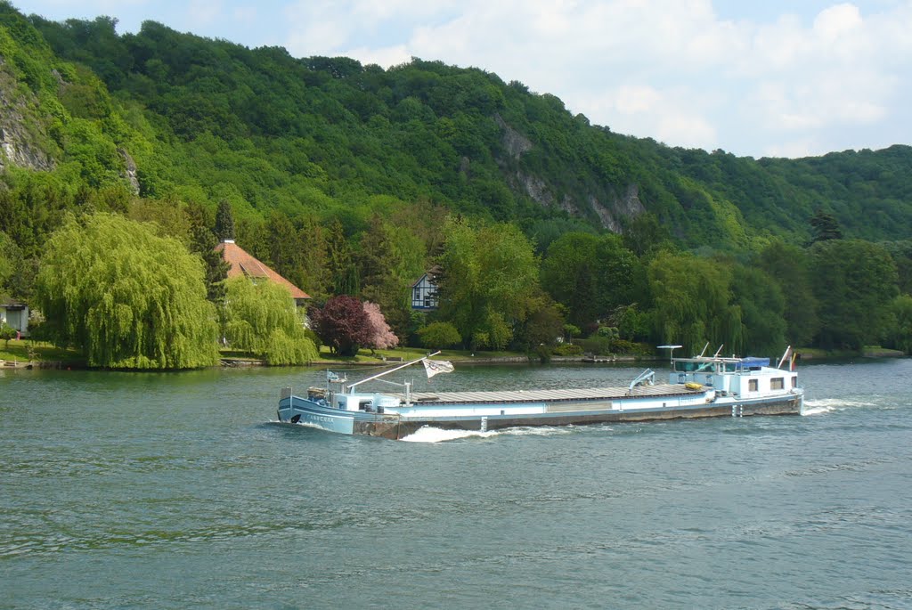 Une péniche sur la Meuse by alcedo888