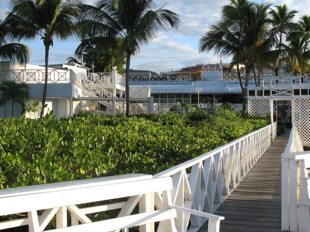 The Dock at Parador Villa Parguera by K. Hultman