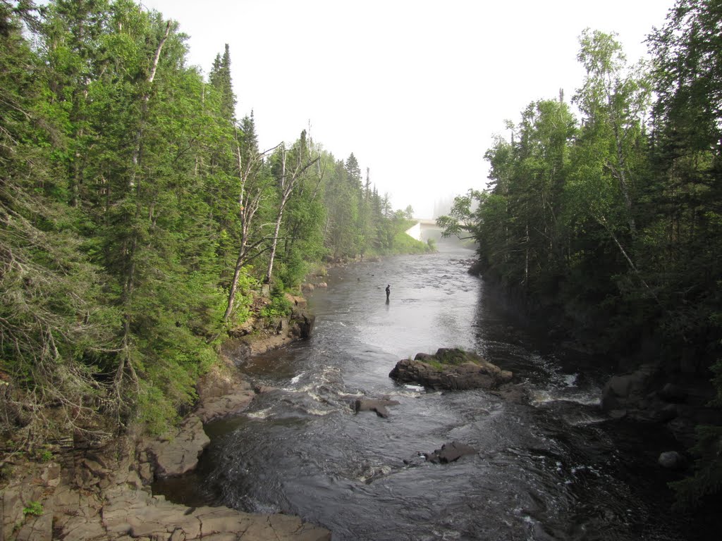 Brule River Downstream by Chris Sanfino