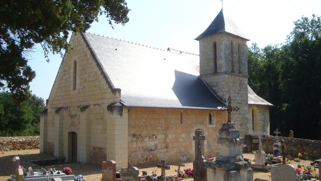 Église de Saint Pierre en Vaux sur la commune de Saint Georges des sept Voies by Eugene68