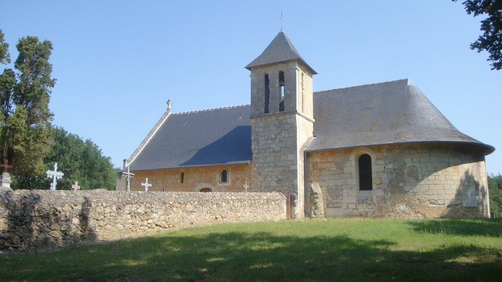 Église de Saint Pierre en Vaux sur la commune de Saint Georges des sept Voies by Eugene68