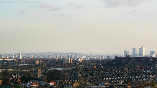 East London (view from Alexandra Park) by Luboslav Ivanko