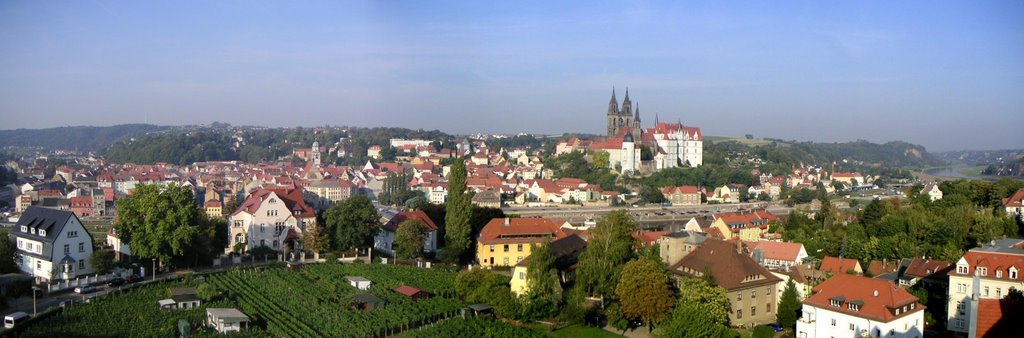 Panoramablick auf Meißen (3500x1170) by A. Wanke