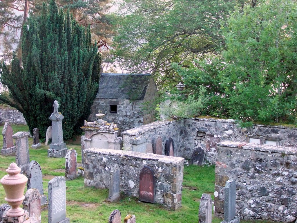 Easter Boleskine Graveyard.Loch Ness by SARAI