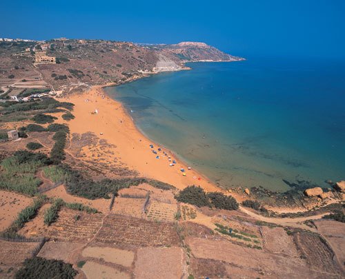 THE RED SANDS OF RAMLA BAY by JONATHAN BEACOM