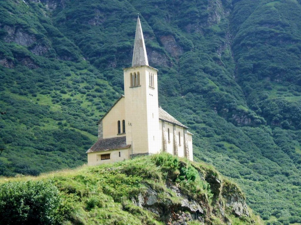 Riale-The little Church on the rocks by Daniela Brocca