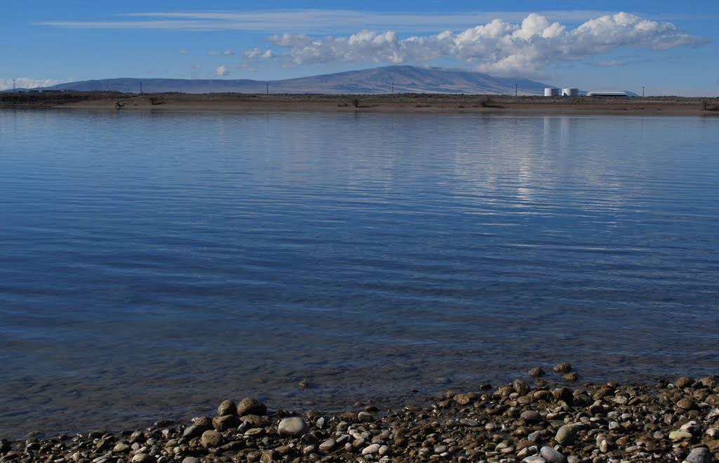 Columbia River and Rattlesnake Mountain by C. Harmon