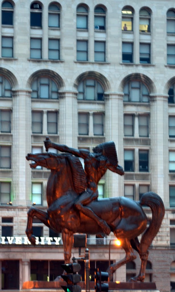 Statue by Brooks Family