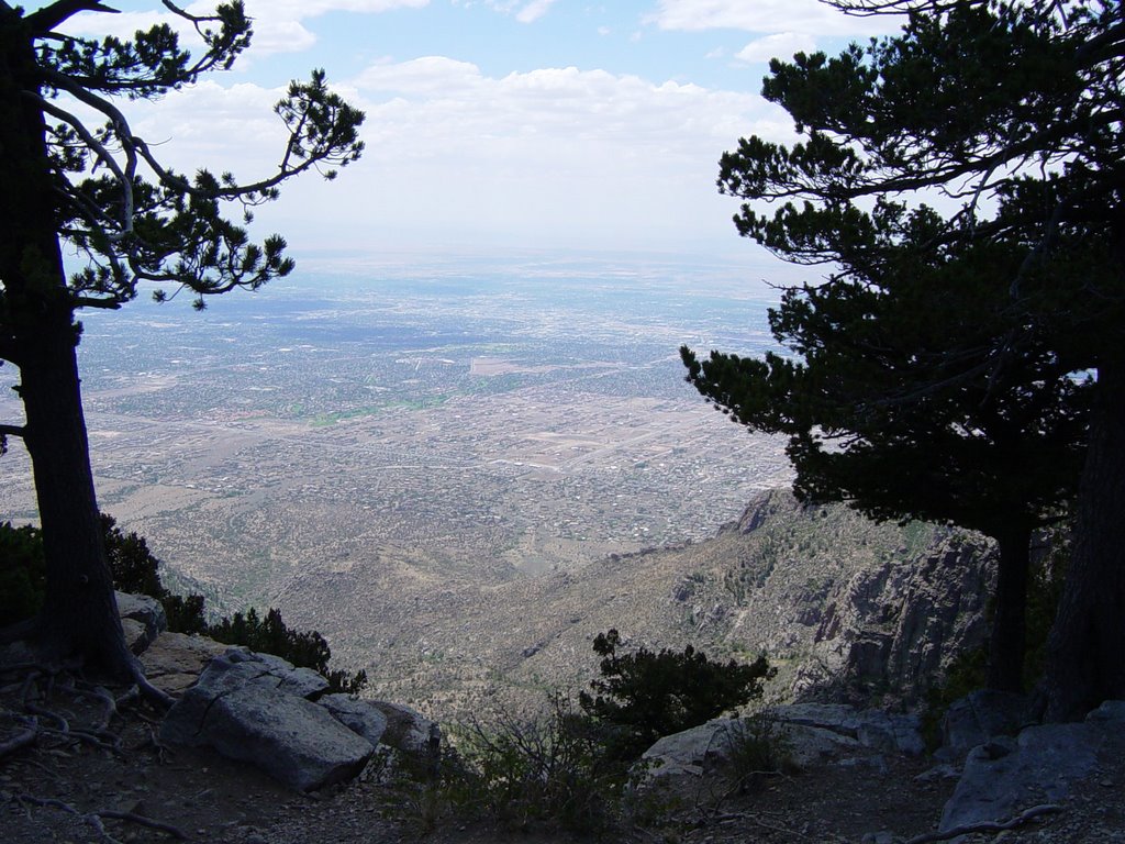 Albuquerque, New Mexico and Rio Grande Valley, Sandia Peak 5/20/2006 by Tim Carr