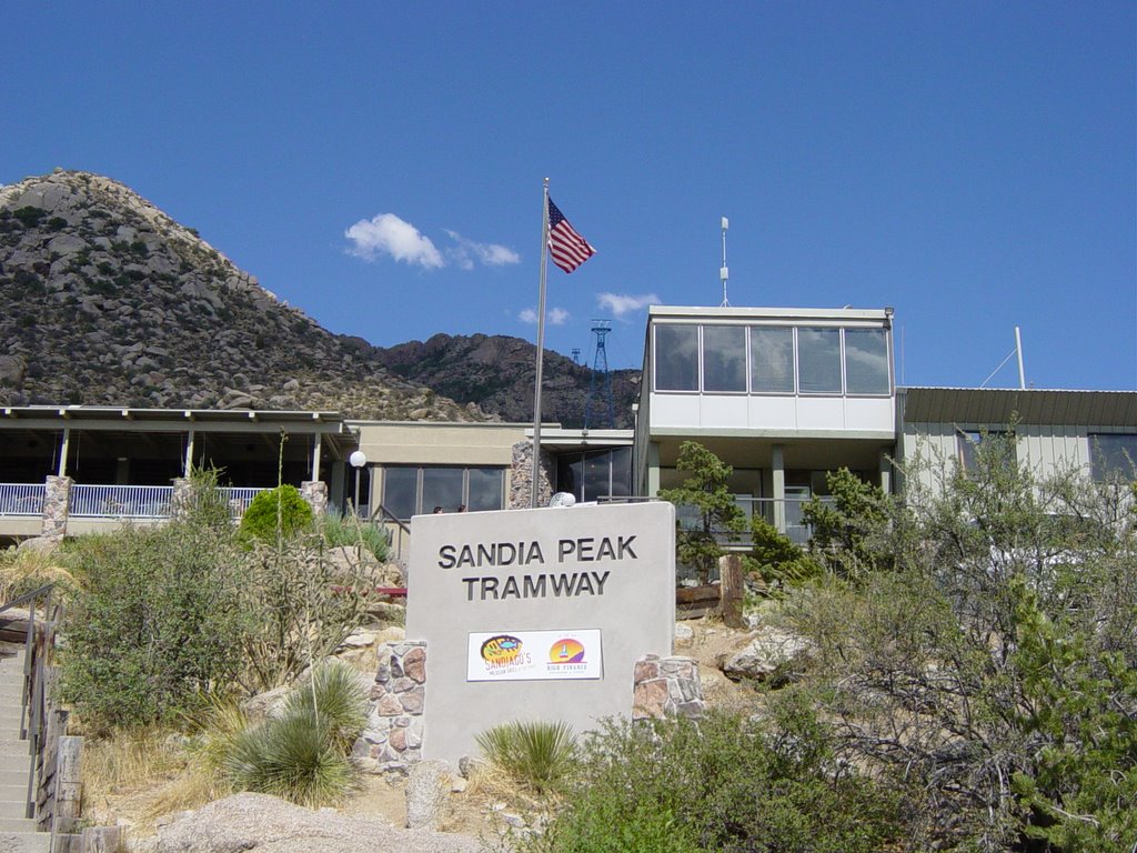 Sandia Peak Tramway Terminal. 5/20/2006 by Tim Carr