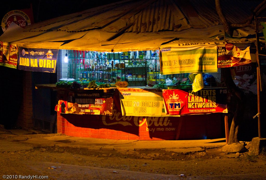 Typical sari-sari store at night by RandyHI