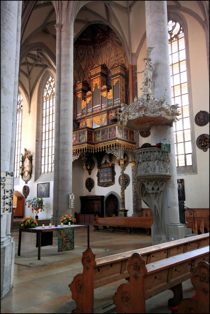 Nordlingen: Orgel & Preekstoel Lutherse kerk by © Dennis Wubs