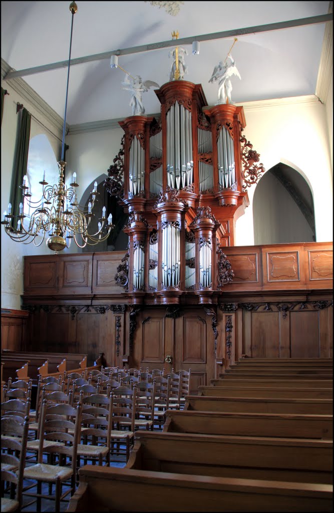 Sexbierum: Hinszorgel Hervormde kerk by © Dennis Wubs