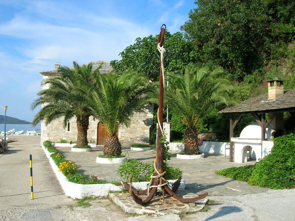 Old Anchor in Skala Potamia by Zoran GM67