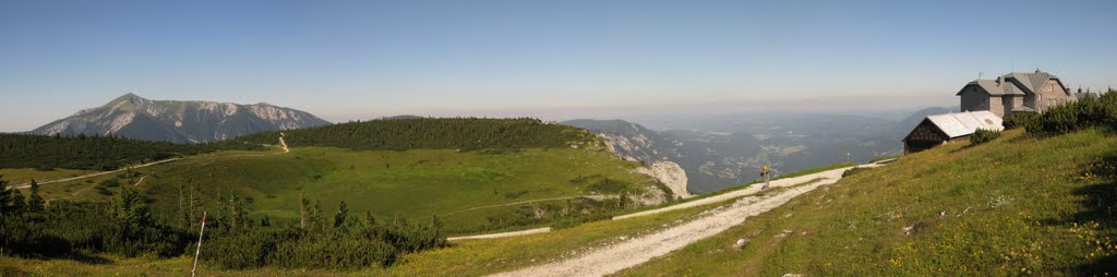 Blick über die Raxalpe mit Ottohaus und Schneeberg by Duke of Woodquarter