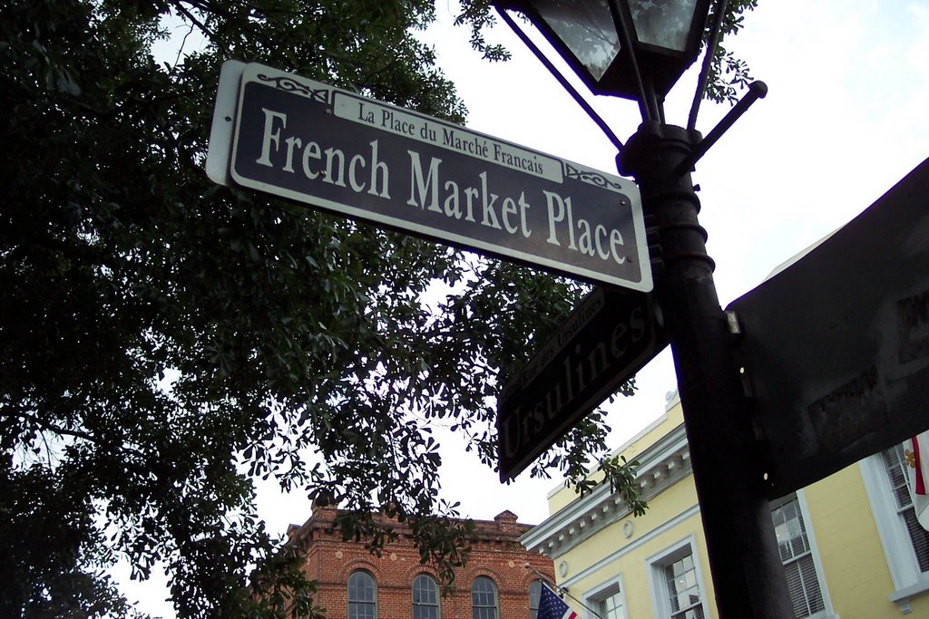 French market place by pea