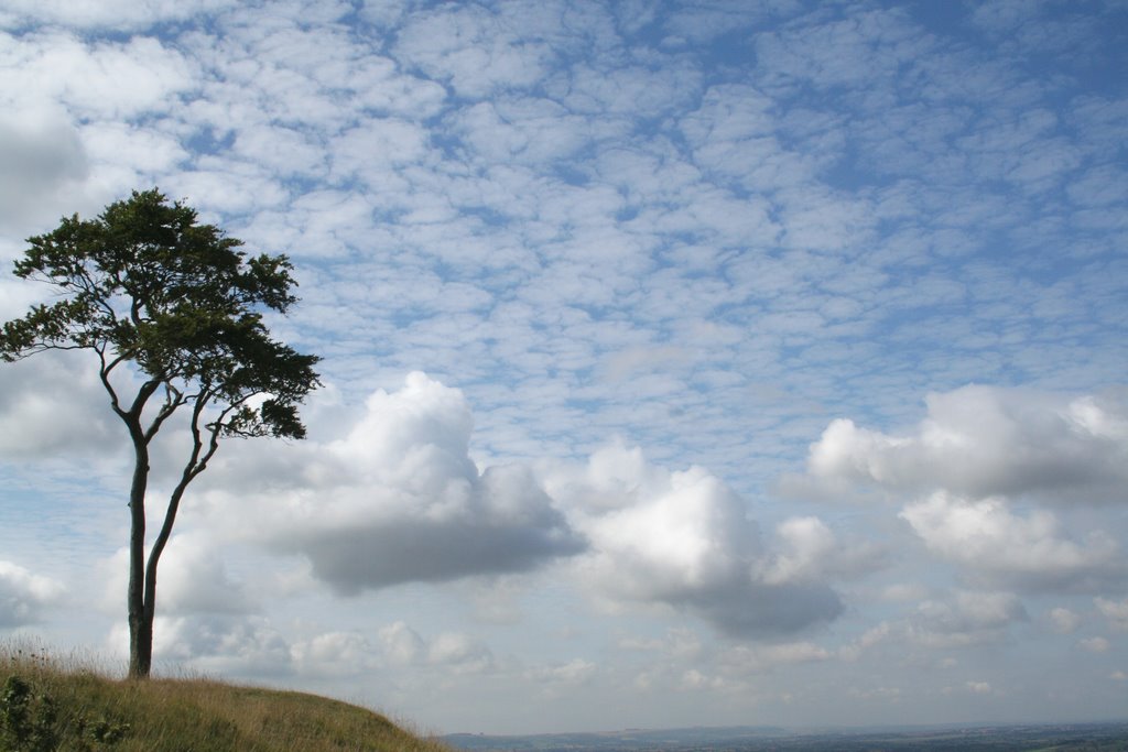 Clouds over Roundway by Elaine Hawkins