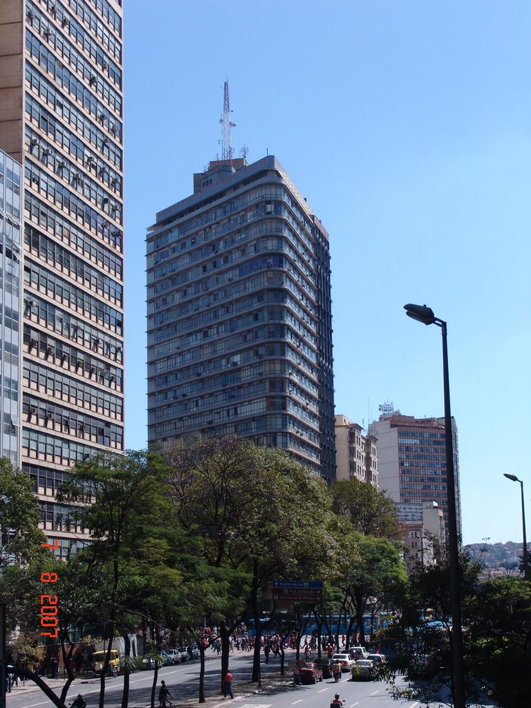 Edifício Joaquim de Paula Visto da Sobre Loja do Edifício Acaica - Belo Horizonte - MG - 19º 55' 13.88" S 43º 56' 14.95" W by GELASBRFOTOGRAFIAS G…