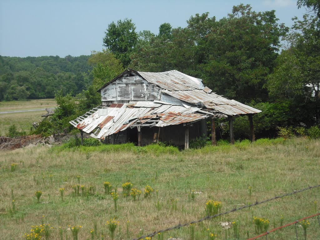 Old tobacco barn by mikeallred