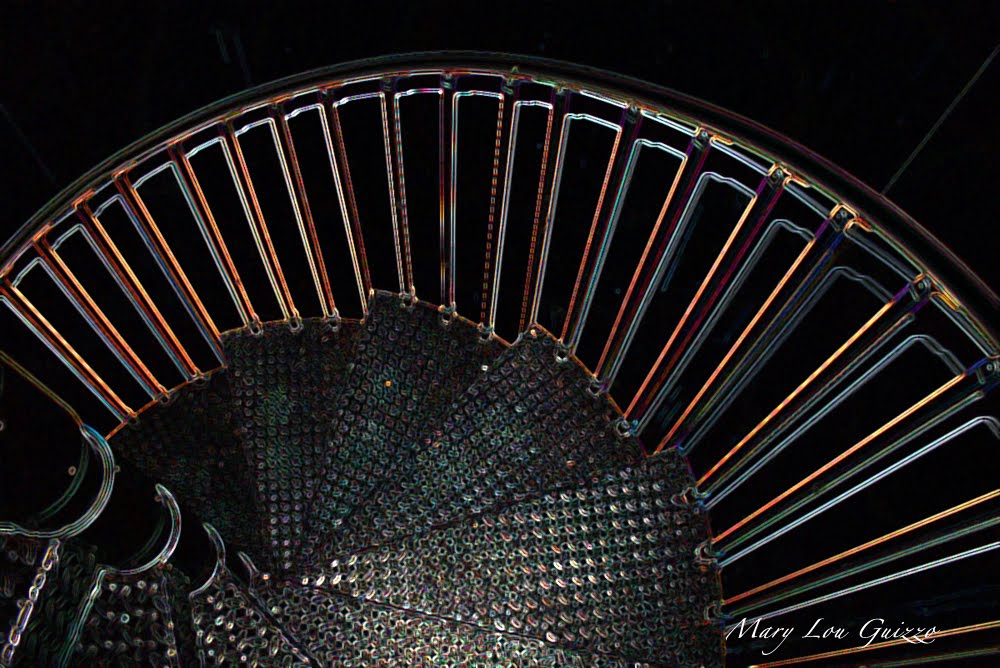 Spiral Stairway in the Xenia Station Bike Hub by zulou