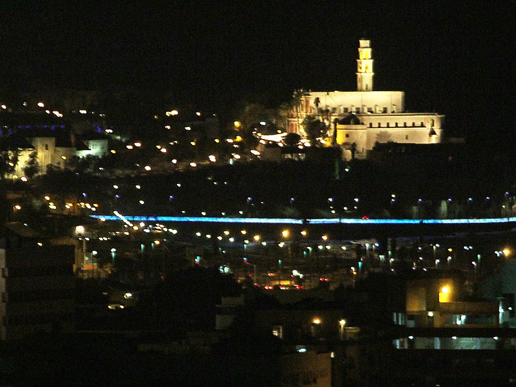 Jaffa from Tel Aviv at night by CarmelH