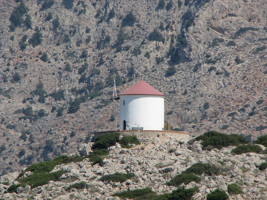 Panoramitis windmill by vladaz