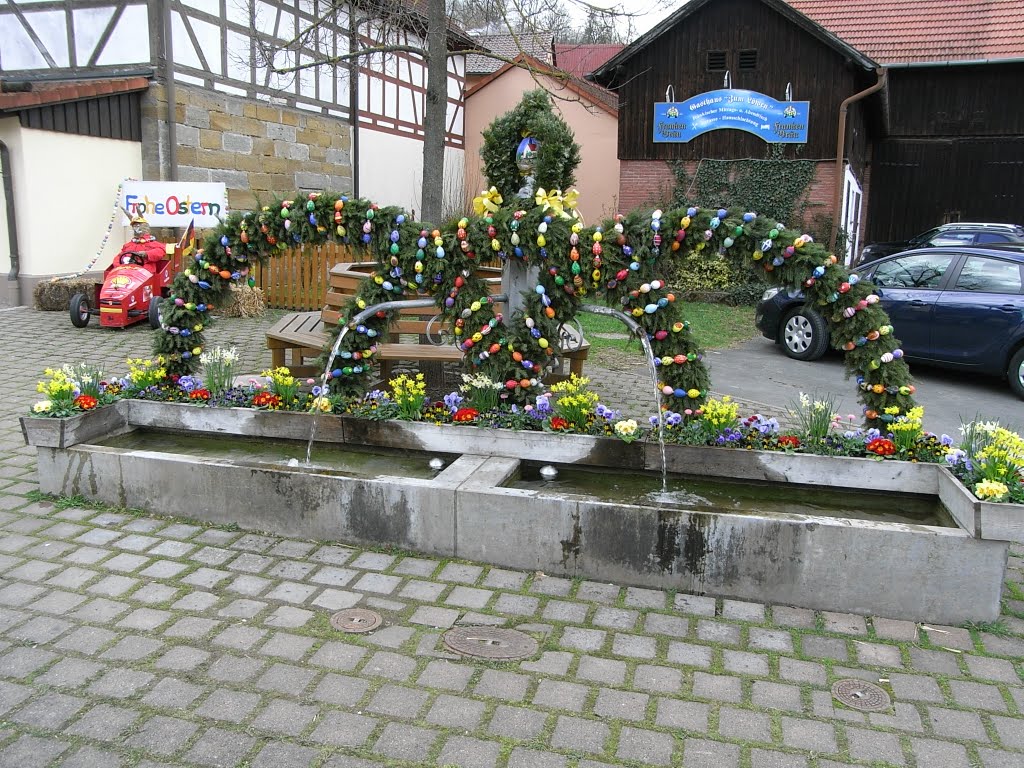 Oberlangheim, Osterbrunnen 2010 by th81