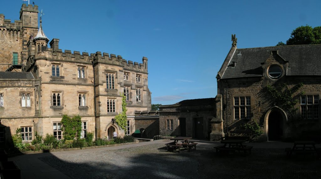 Courtyard of Capernwray Hall by Kees Waagmeester