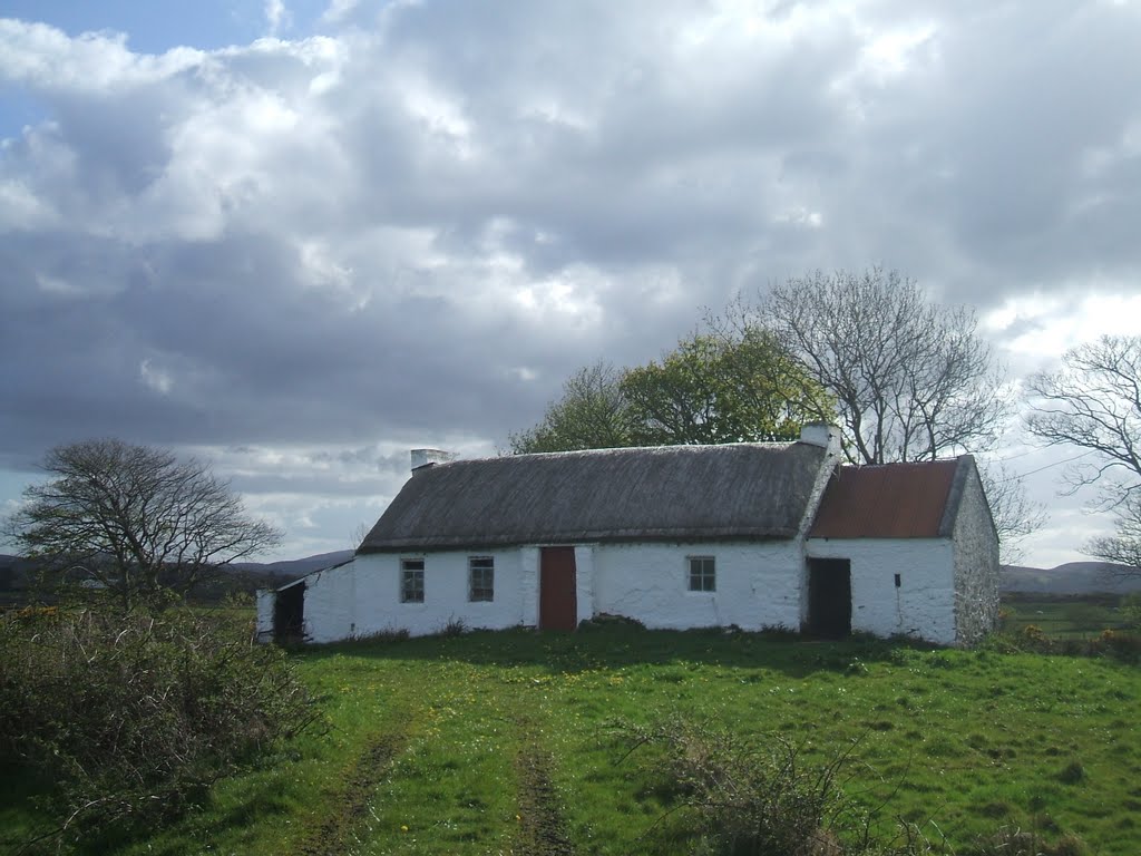 Old Thatched cottage Co donegal Ireland by Christopher Tierney