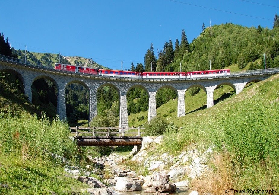 Viaduct in Sedrun - Graubünden - Switzerland by Martin Jendrichowski