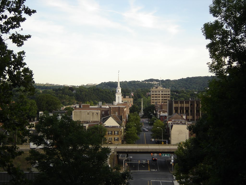 View of downtown Easton from Lafayette College by chris1073