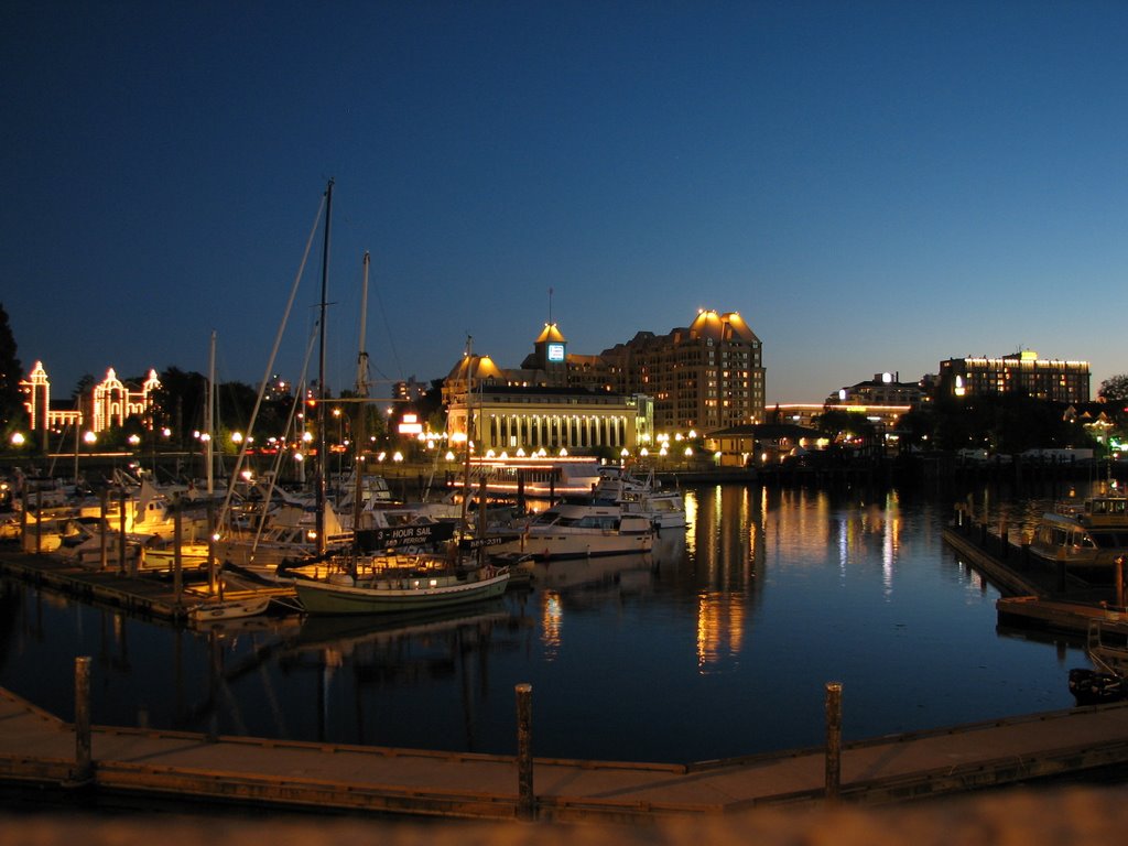 Victoria Harbour after Dark by Fotodemyn