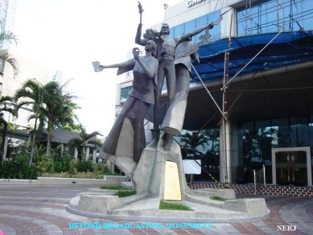 Beyond Broadcasting Monument, GMA 7 Network Center by nerj