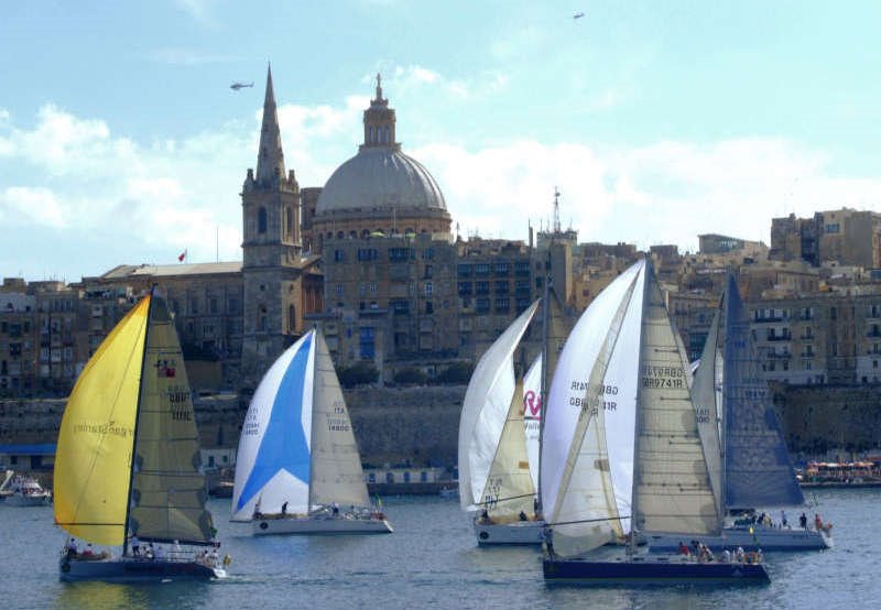 ROLEX Middle Sea Race Start The Yachts by NIKOS ZAGAS