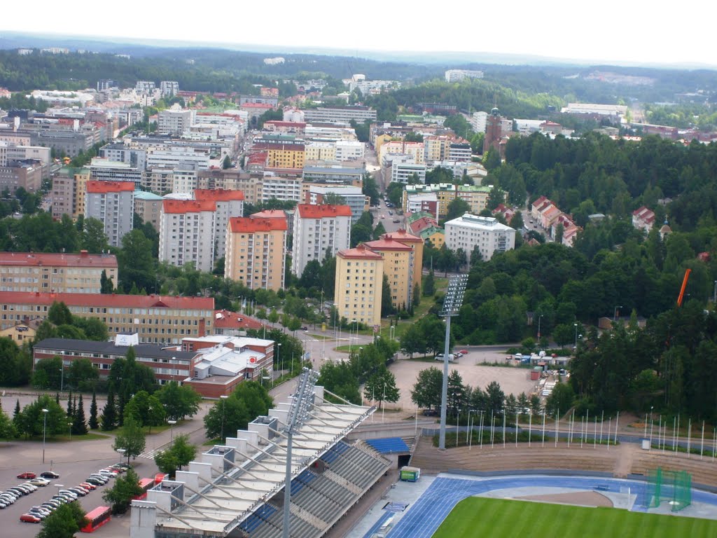 4 View from jump tower: Hakatornit by Petri Saarinen