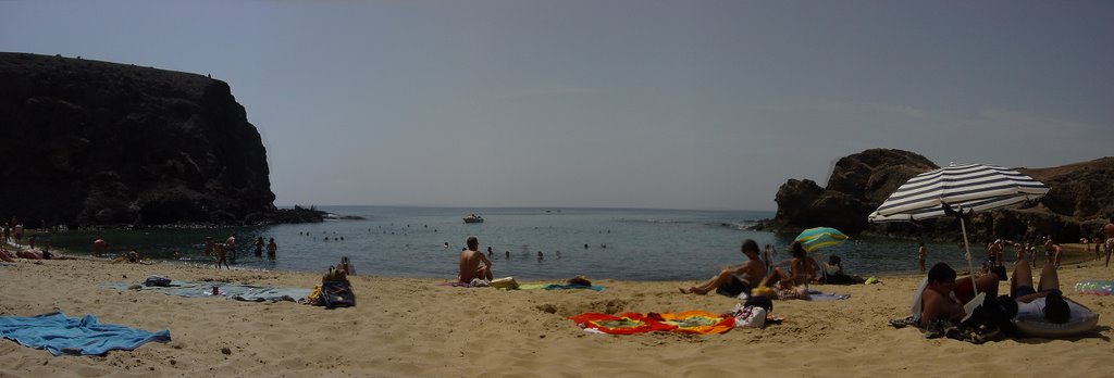 Panorama - Playa de Papagayo by Wojtek de Vries