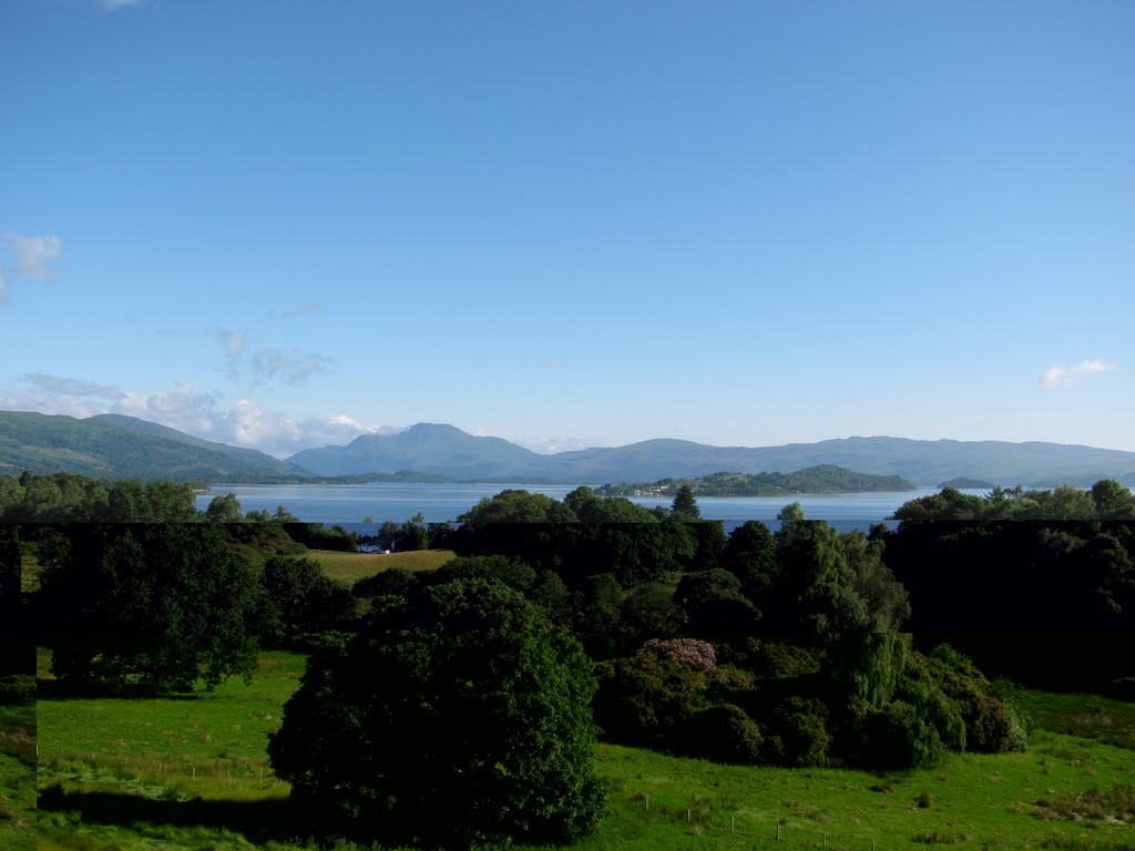 View from Loch Lommond Youth Hostel by rtk