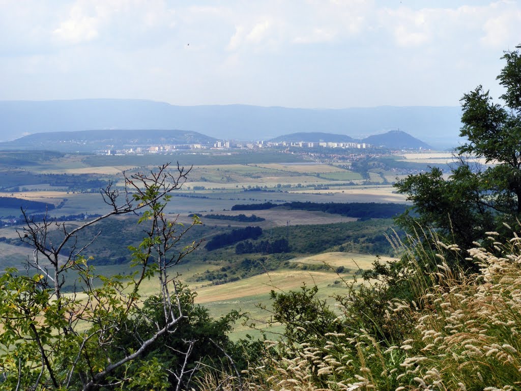 Panorama z Milé: město Most by Cestík